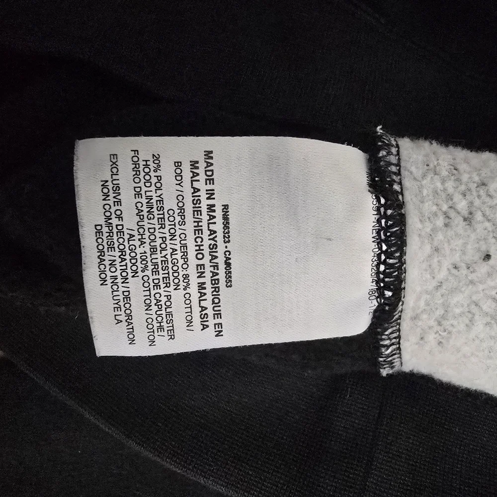 Nike Kids Gray and Black Hoodie Size Small